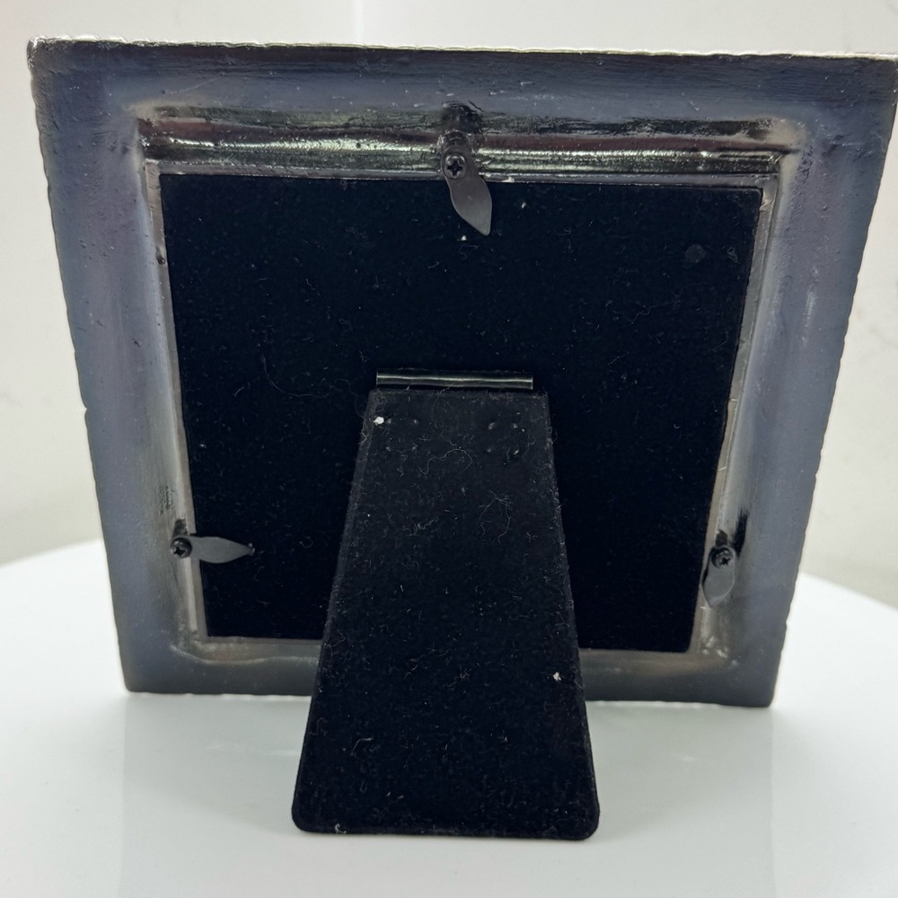 Ornate Silver Picture Frame with Rope Texture - Picture 4 of 10